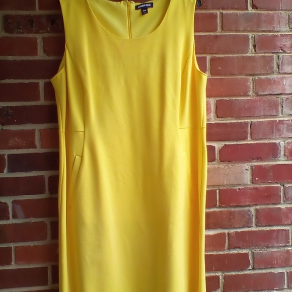 LANDS'END YELLOW DRESS - Picture 1 of 4